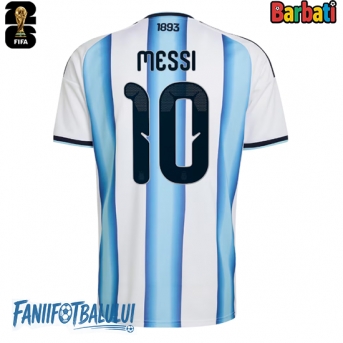 Argentina Lionel Messi #10 Tricou Fotbal Replică Mondial 2026 Barbati Acasa